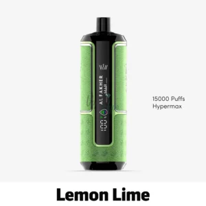 Al Fakher 15k Puffs Hypermax Lemon Lime Disposable now available in abu dhabi