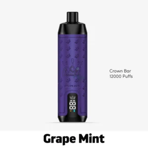 Al Fakher Crown Bar Grape Mint 12000 Puffs Disposable for Vapehype
