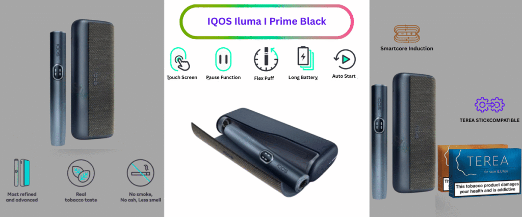 IQOS Iluma I Prime Black Now available in dubai