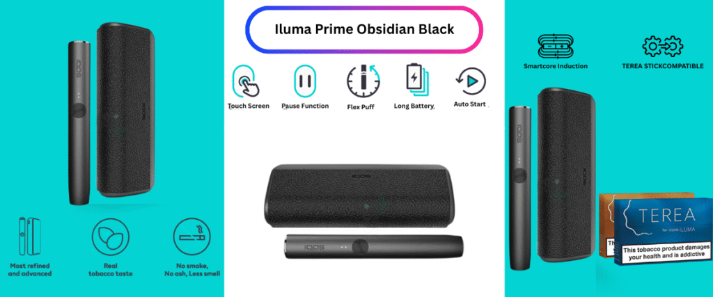 Iqos Iluma Prime Obsidian Black Now Buy Online in UAE Online