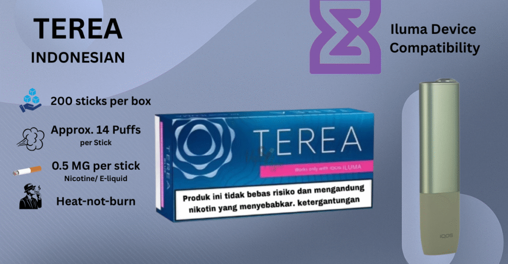Iqos Terea Blue Indonesian Now in Sharjah