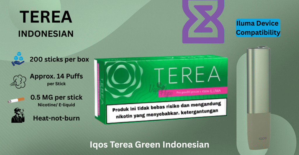 Iqos Terea Green Indonesian in Dubai