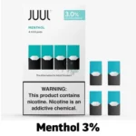 JUUL Pods Menthol 3% 4Pc/Pack