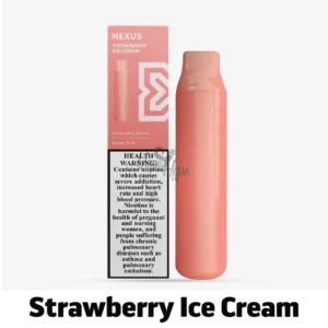 NEXUS DISPOSABLE 2000 PUFFS Strawberry Ice Cream Now online in UAE