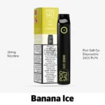 Pod Salt Go Disposable Banana Ice 2500 Puffs