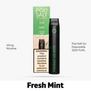 Pod Salt Go Disposable Fresh Mint 2500 Puffs
