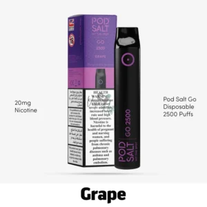 Pod Salt Go Disposable Grape 2500 Puffs for Vapehype
