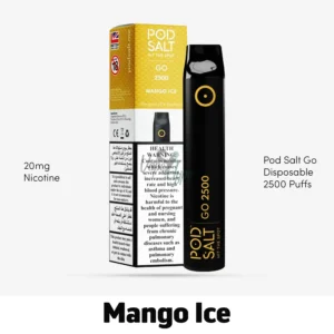 Pod Salt Go Disposable Mango Ice 2500 Puffs for Vapehype