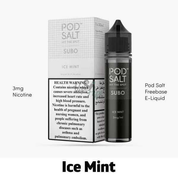 Pod Salt Subo Ice Mint 3mg/ml 50ml