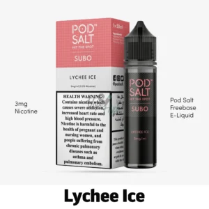 Pod Salt Lychee Ice E-Liquid for Vapehype