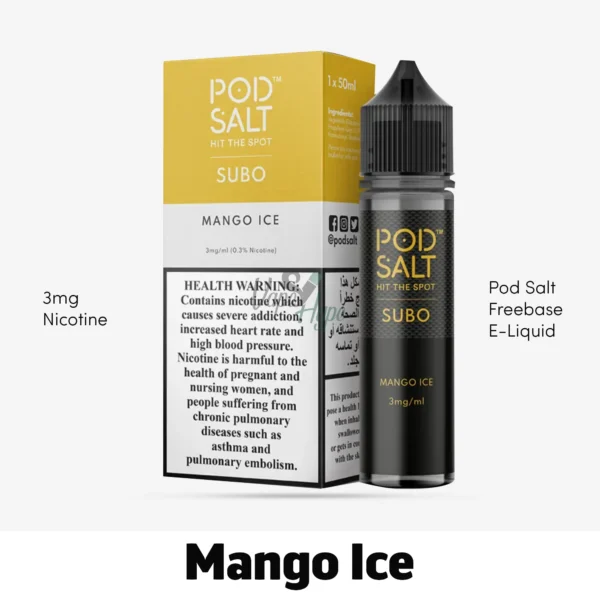 Pod Salt Subo Mango Ice 3mg/ml 50ml