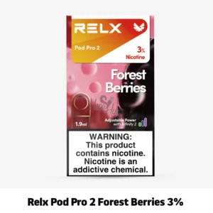 Relx Pod Pro 2 Forest Berries 3% now available in UAE