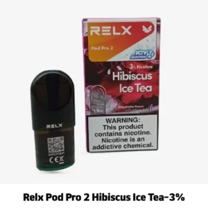 RELX Pod Pro 2 Hibiscus Ice Tea 3% now available in UAE