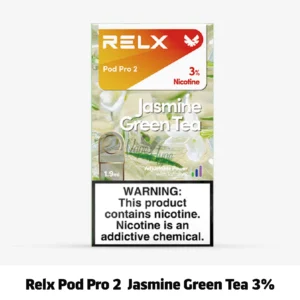 Relx Pod Pro 2 Jasmine Green Tea 3% now available in UAE