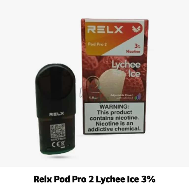 RELX Pod Pro 2 Lychee Ice 3% now available in UAE
