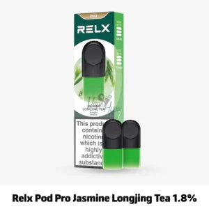 Relx Pod Pro Jasmine Longjing Tea 1.8% now available in UAE