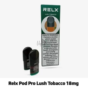 RELX Pod Pro Lush Tobacco 18mg now available in UAE
