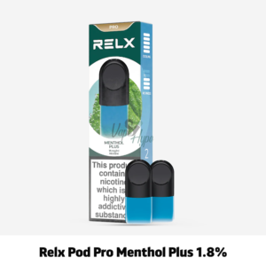Relx Pod Pro Menthol Plus 1.8% now available in UAE