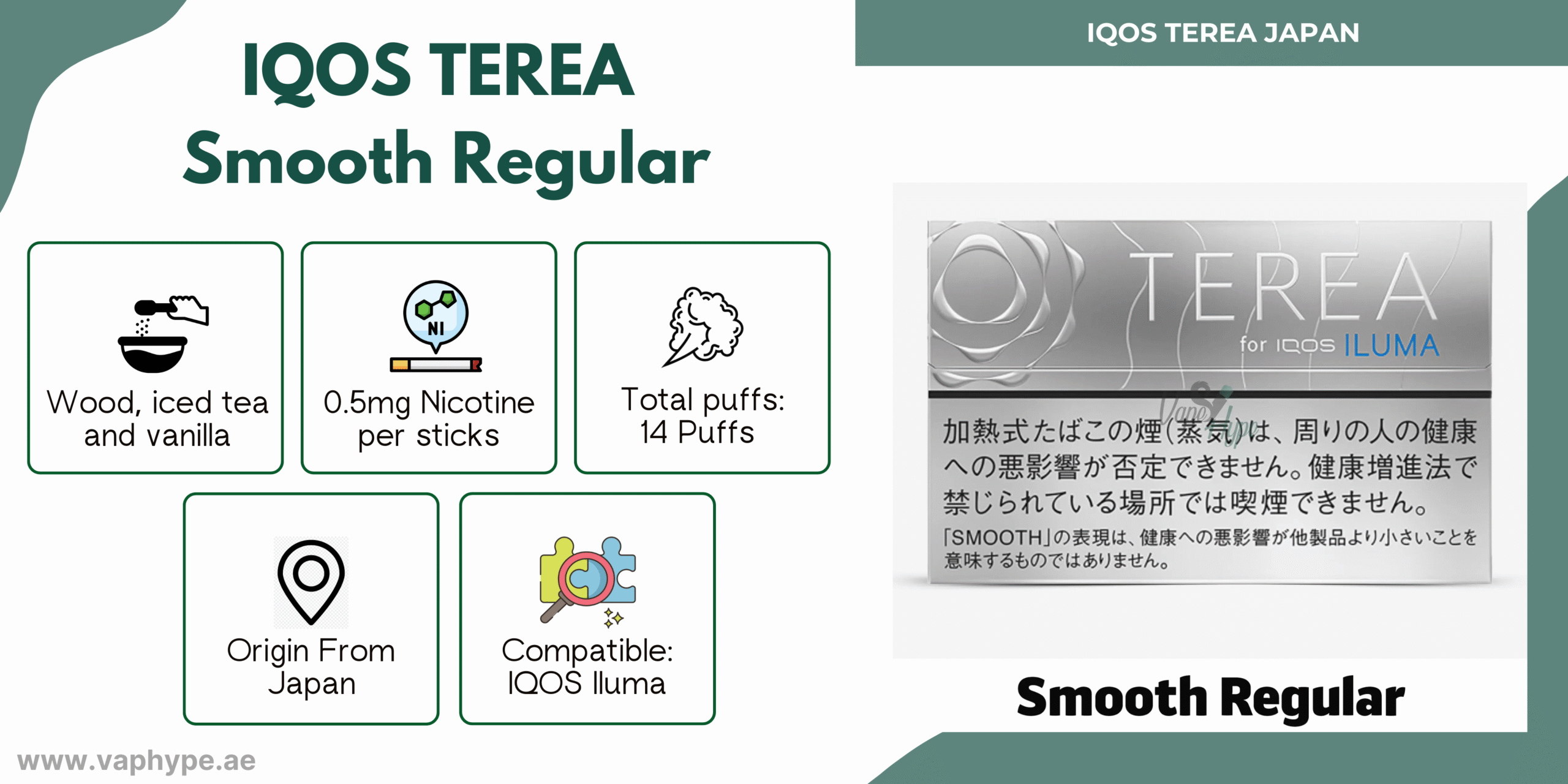 Terea Smooth Regular Japan