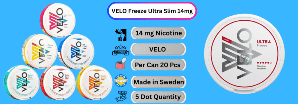 VELO Freeze Ultra Slim 14mg now buy in Dubai Online