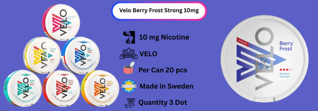 Velo Berry Frost Strong 10MG Now buy Online in dubai