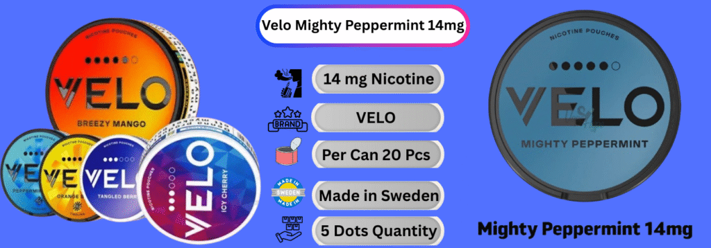 Velo Mighty Peppermint 14mg Now in Dubai Online