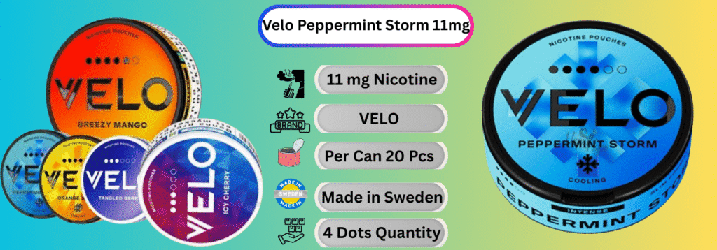 Velo Peppermint Storm 11mg now buy in Online UAE