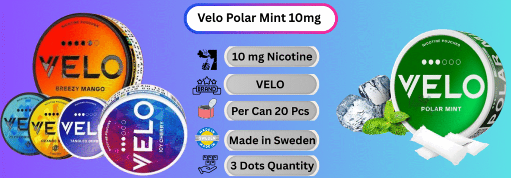 Velo Polar Mint 10mg Now available in Abu Dhabi Online