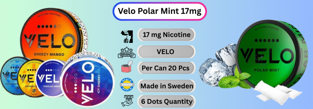Velo Polar Mint 17mg Now available in Dubai Online