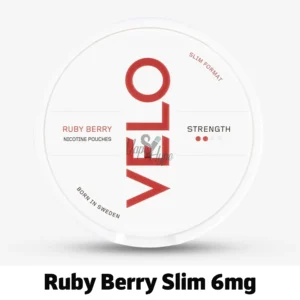 Velo Ruby Berry Slim 6MG Now available in Abu Dhabi