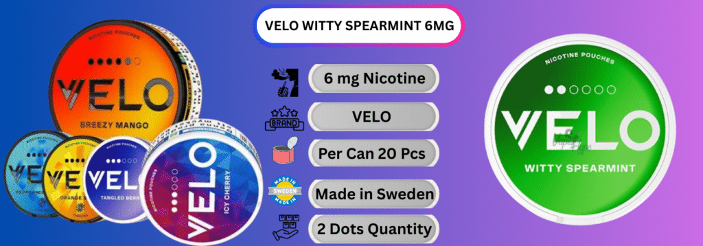Velo Witty Spearmint 6mg Now available in sharjah Online