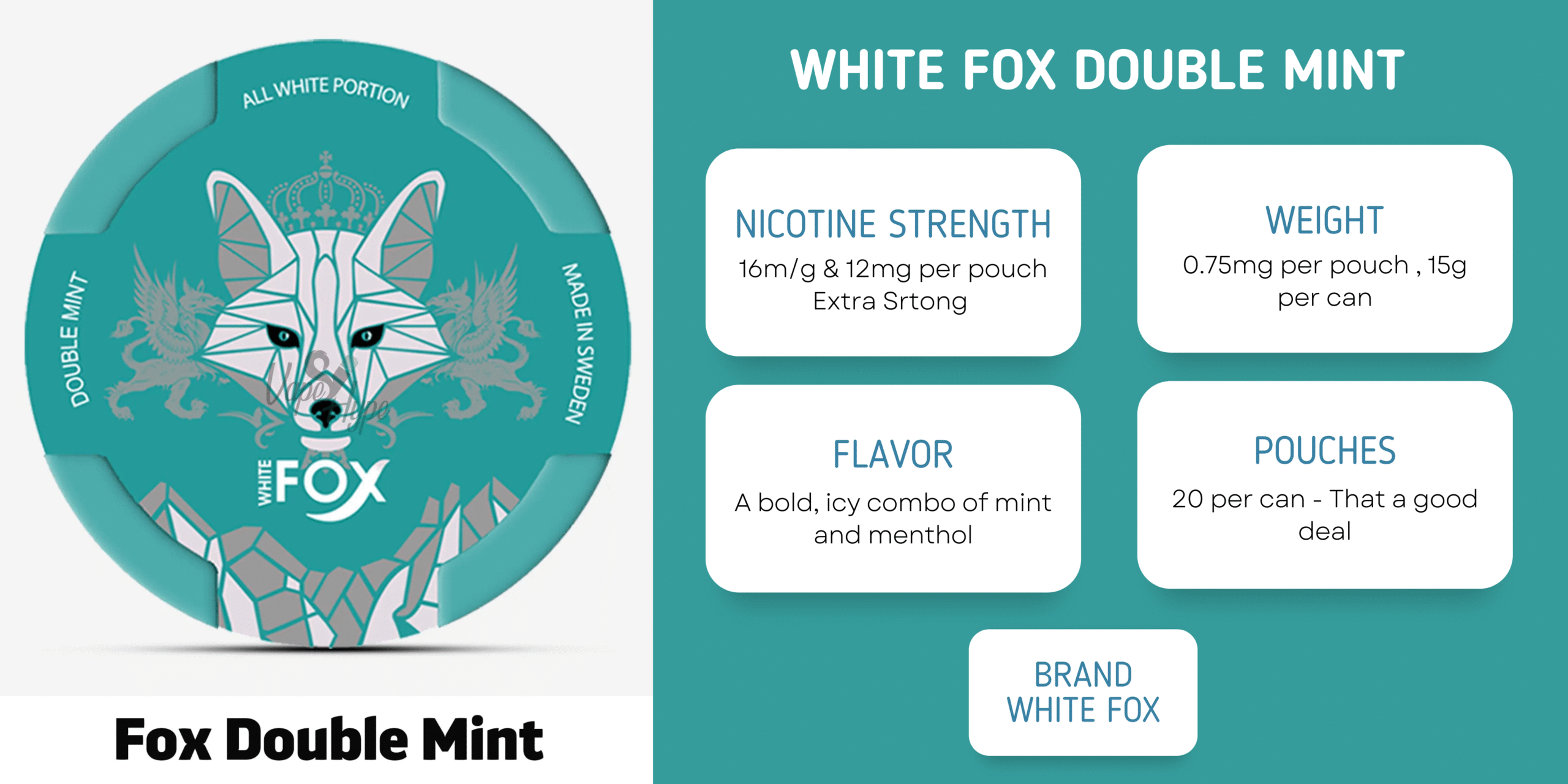 White Fox Double Mint