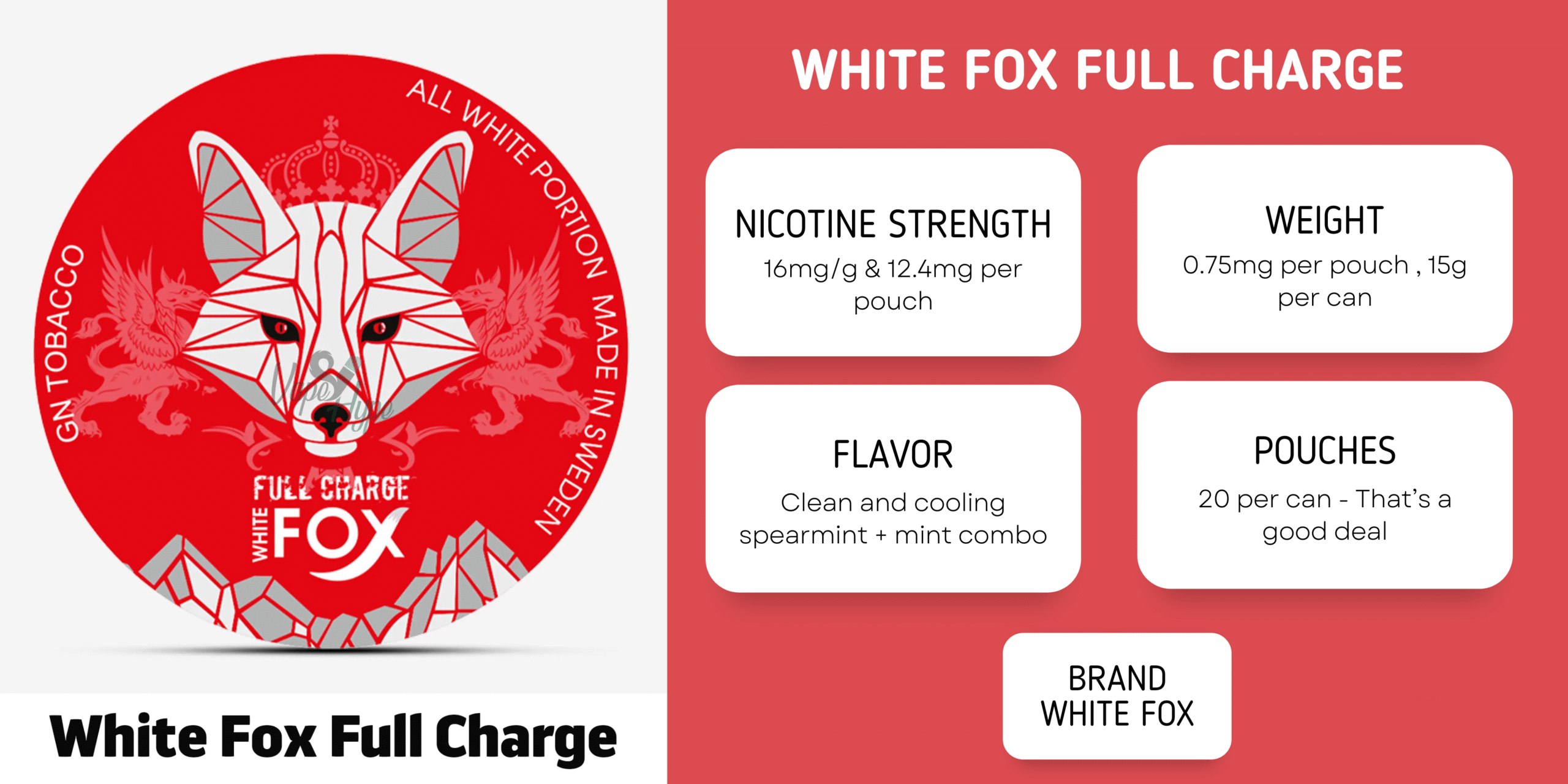 White Fox Full Charge