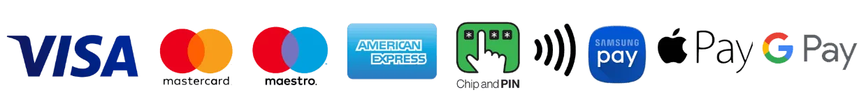 We accept Major Bank Credit Card and Debit Card and Paypal