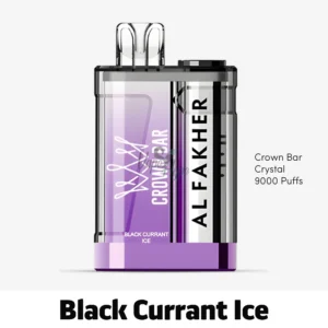 Al Fakher Crown Bar Crystal 9000 Blackcurrant Ice now available in abu dhabi