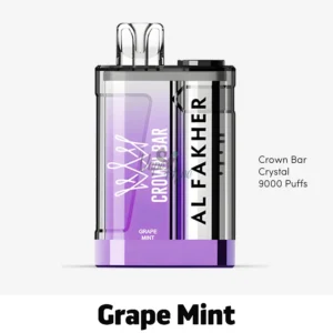 Al Fakher Crown Bar Crystal 9000 Grape Mint now online in sharjah