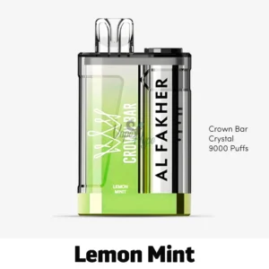 Al Fakher Crown Bar Crystal 9000 Lemon Mint now available in dubai
