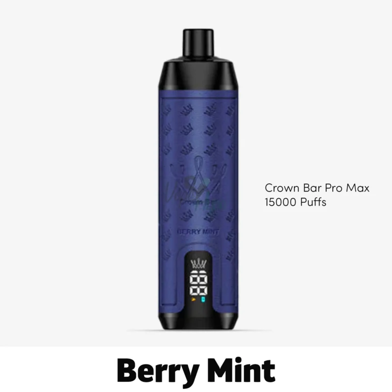 Buy Al Fakher Crown Bar Pro Max 15000 Puffs Berry Mint in UAE