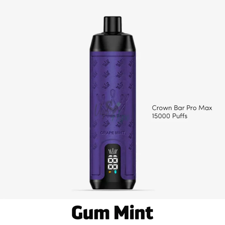 Buy Al Fakher Crown Bar Pro Max 15000 Puffs Gum Mint in UAE