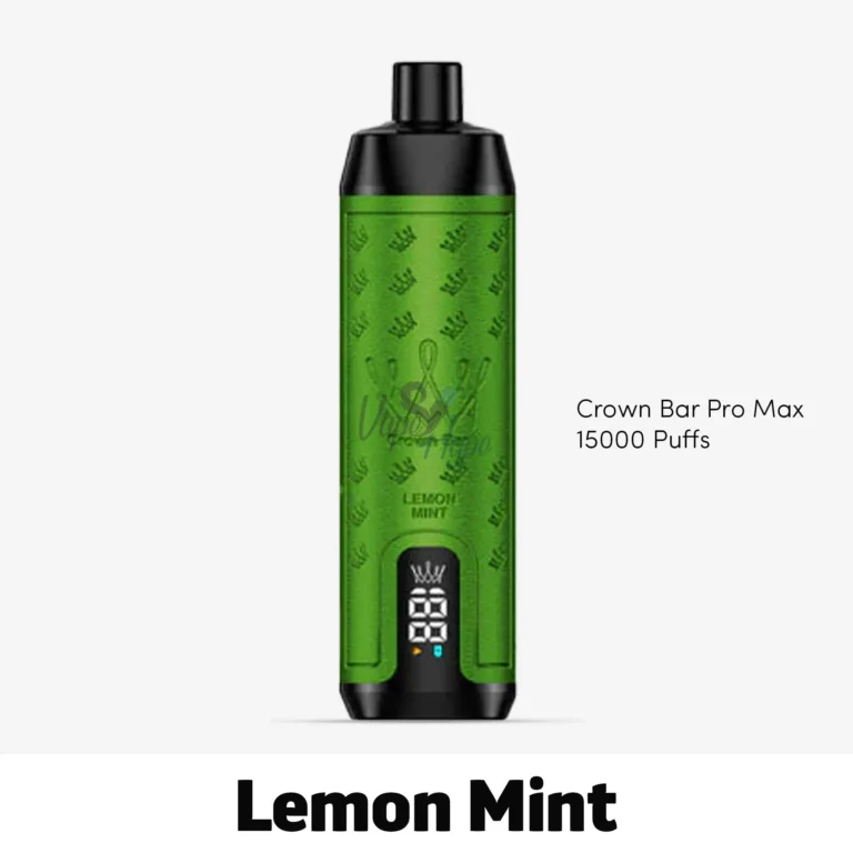 Buy Al Fakher Crown Bar Pro Max 15000 Puffs Lemon Mint now in UAE