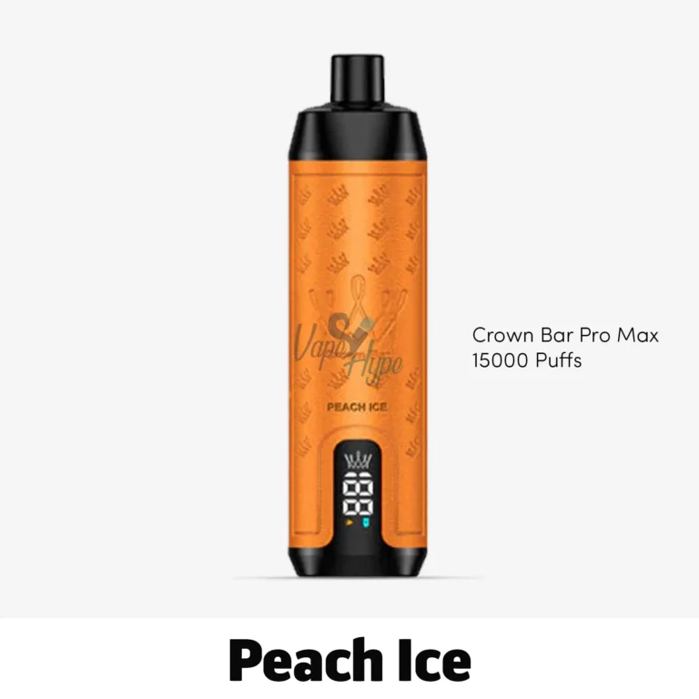 Order Al Fakher Crown Bar Pro Max 15000 Puffs Peach Ice in UAE