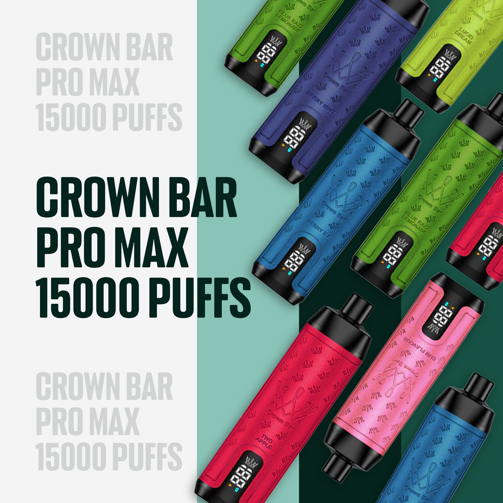 Al Fakher Crown Bar Pro Max 15000 Puffs Buy Online in dubai