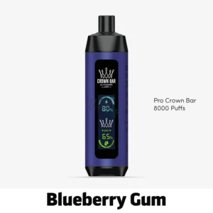 Al Fakher Pro Crown Bar Blueberry Gum 8000 Puffs for Vapehype