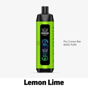 Al Fakher Pro Crown Bar Lemon Lime 8000 Puffs for Vapehype