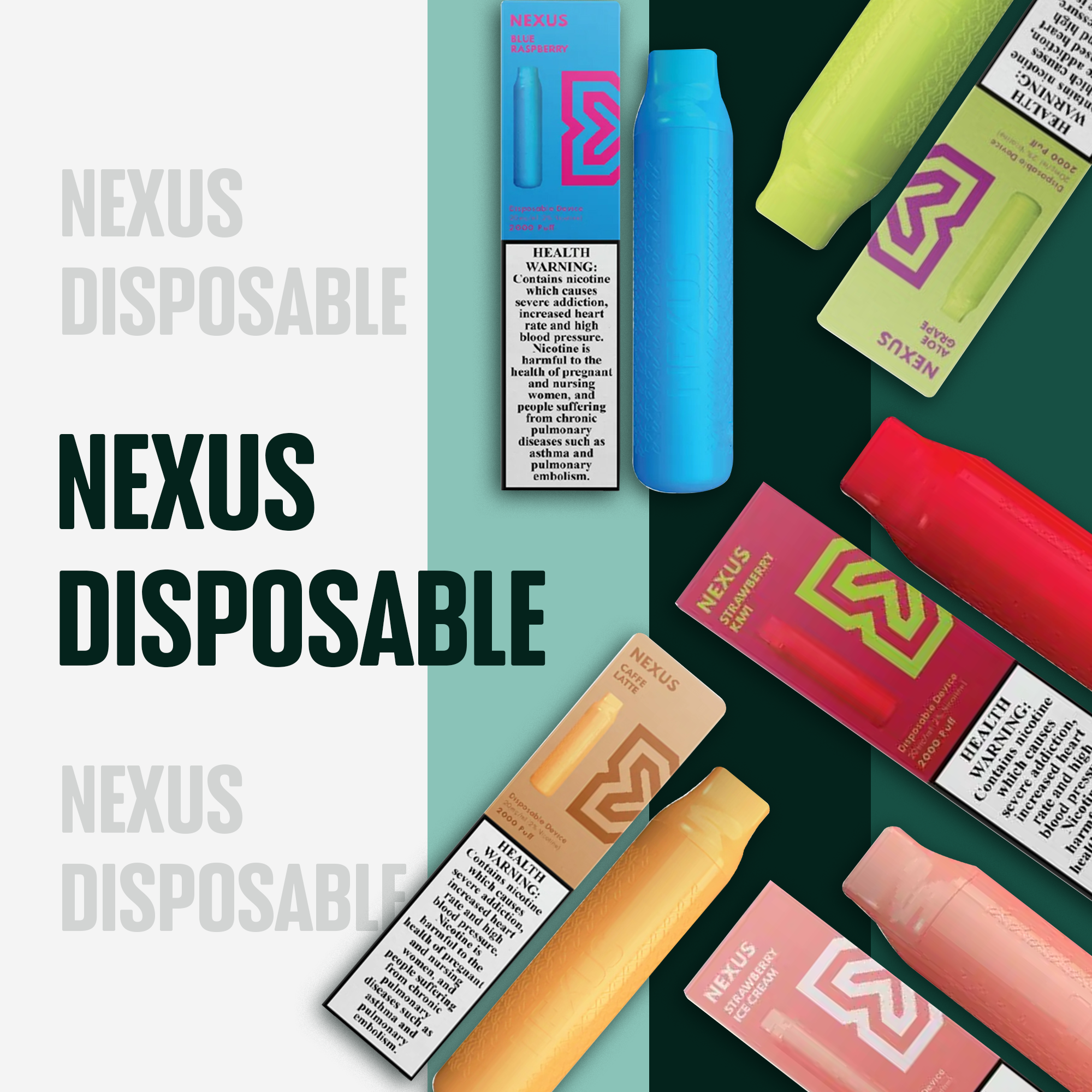 Pod Salt NEXUS DISPOSABLE 2000 Puffs now get Online in UAE