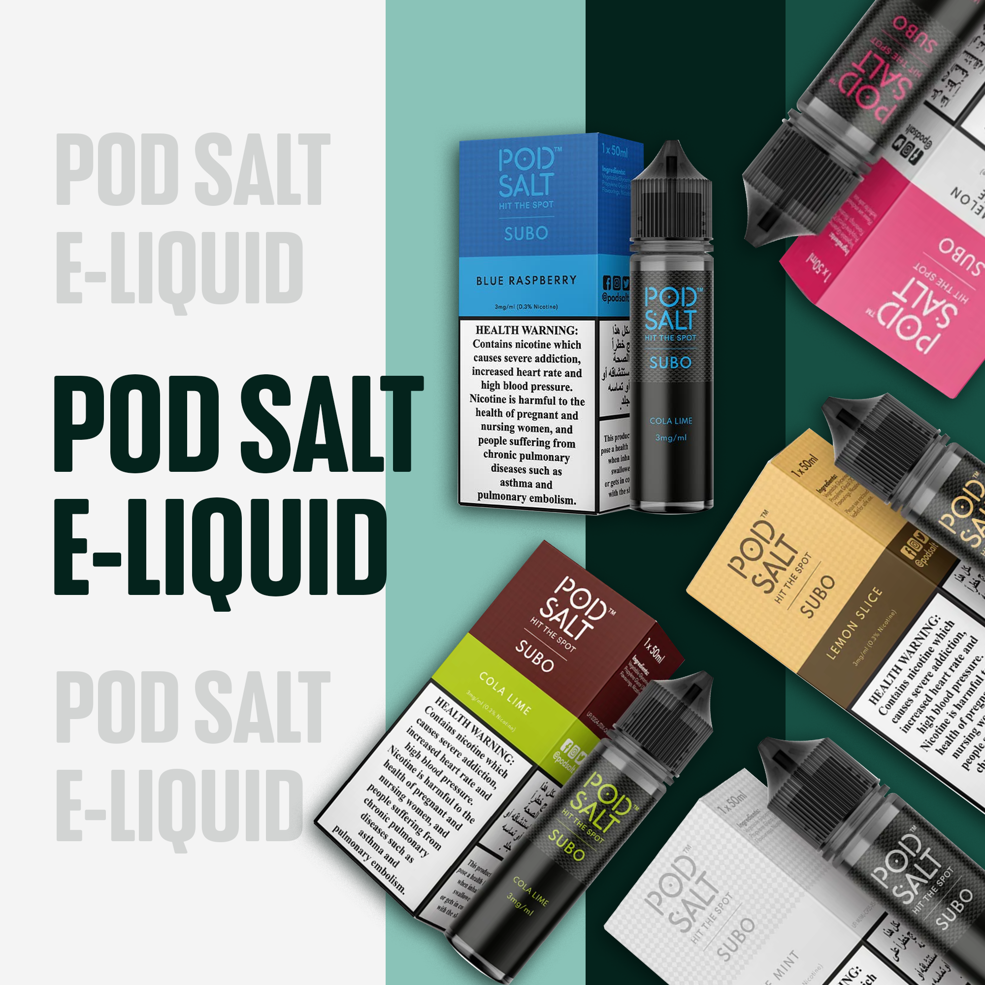 Pod Salt E-Liquid now available in dubai online