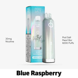 Pod Salt Pearl Bar 6000 Puffs Blue Raspberry Now in online dubai