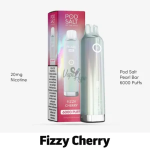 Pod Salt Pearl Bar 6000 Puffs Fizzy Cherry Now available in sharjah