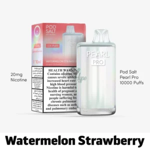 Pod Salt Pearl Pro Watermelon Strawberry 10000 Puffs for Vapehype