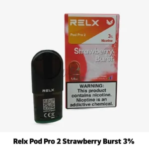 Relx Pod Pro 2 Strawberry Burst 3% – Fruity Vape in UAE